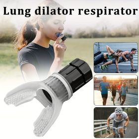 Portable Silicone Lung Breathing Training Device, Aerobic Adjustable Resistance Exercise Device, Quickly Increase Lung Capacity